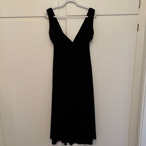 NEW Michael Kors Black Swing Dress Cross Strap Sleeveless